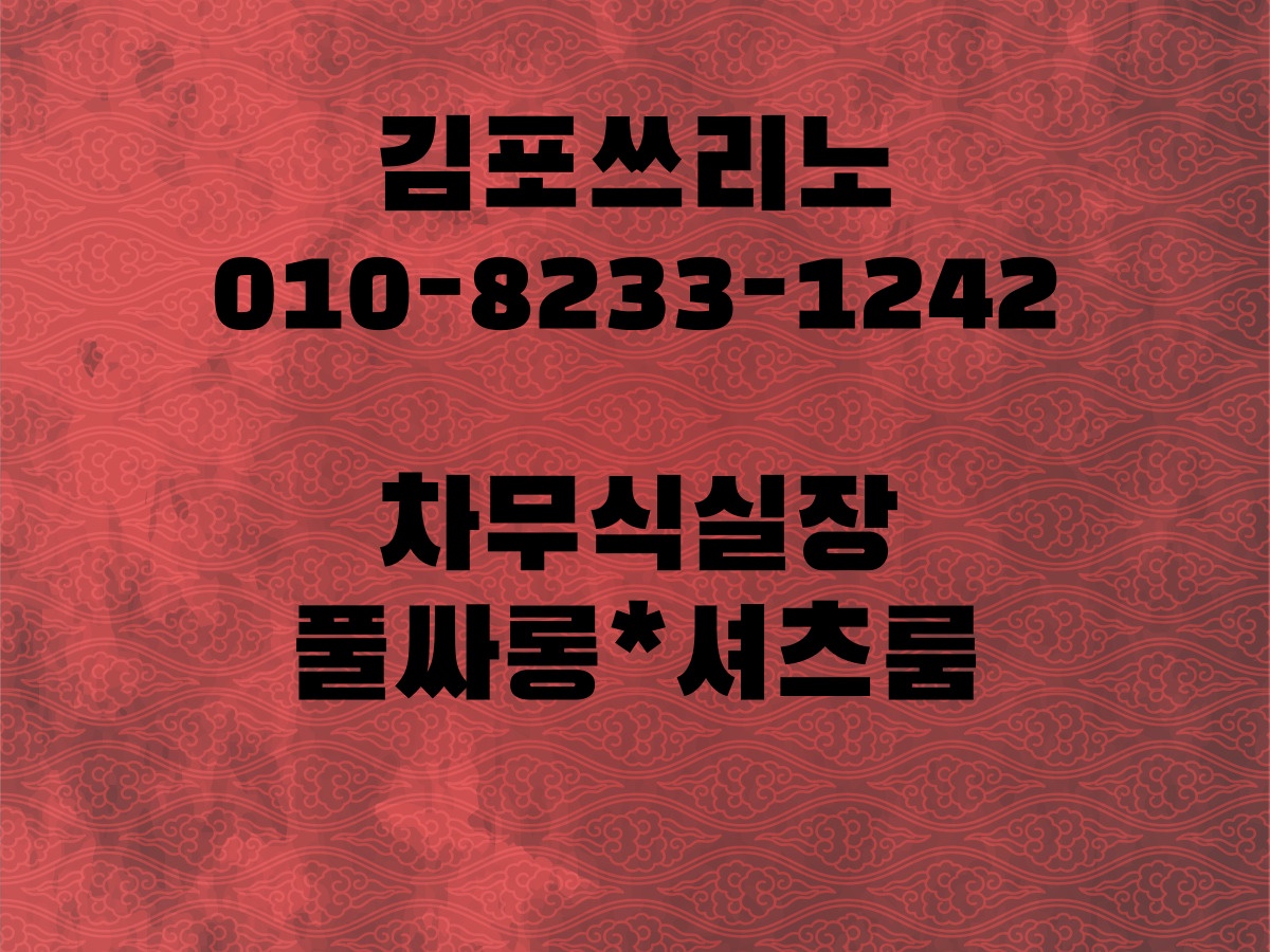 김포쓰리노 거리 전경